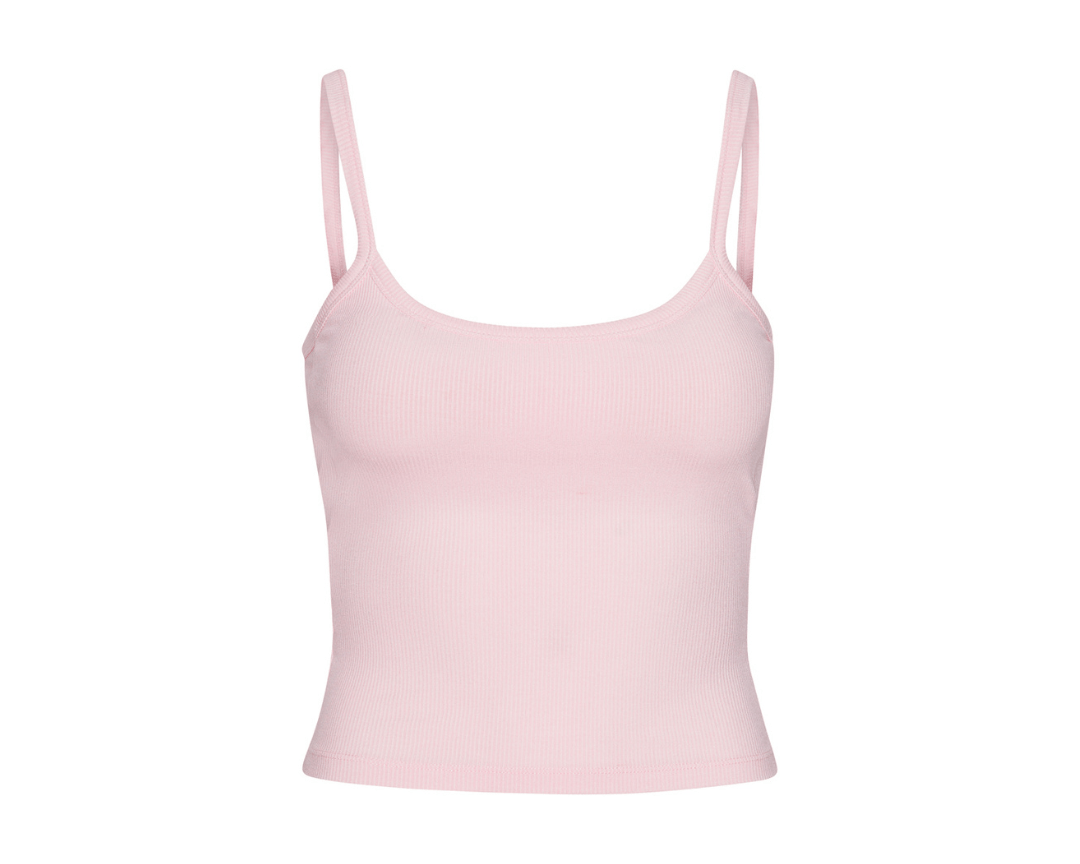 Exercere Tops Rib Tank Top - Soft Pink